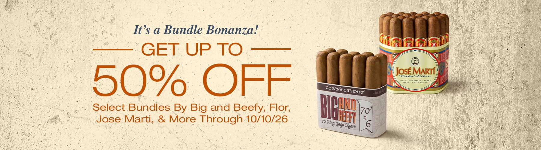 Bundle Bonanza up to 50% off