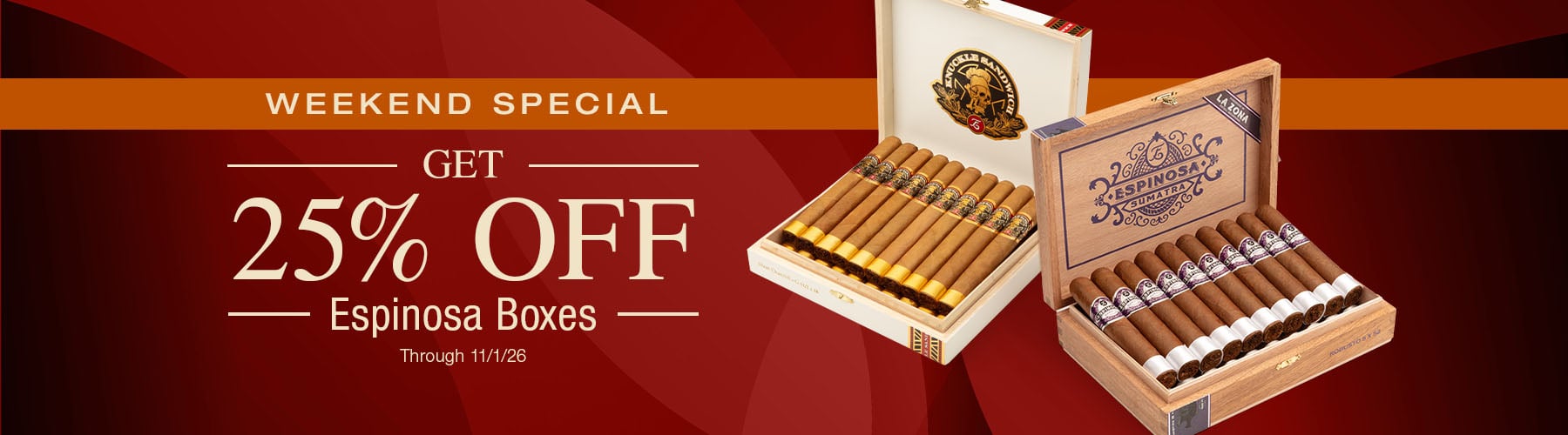 25% off Espinosa