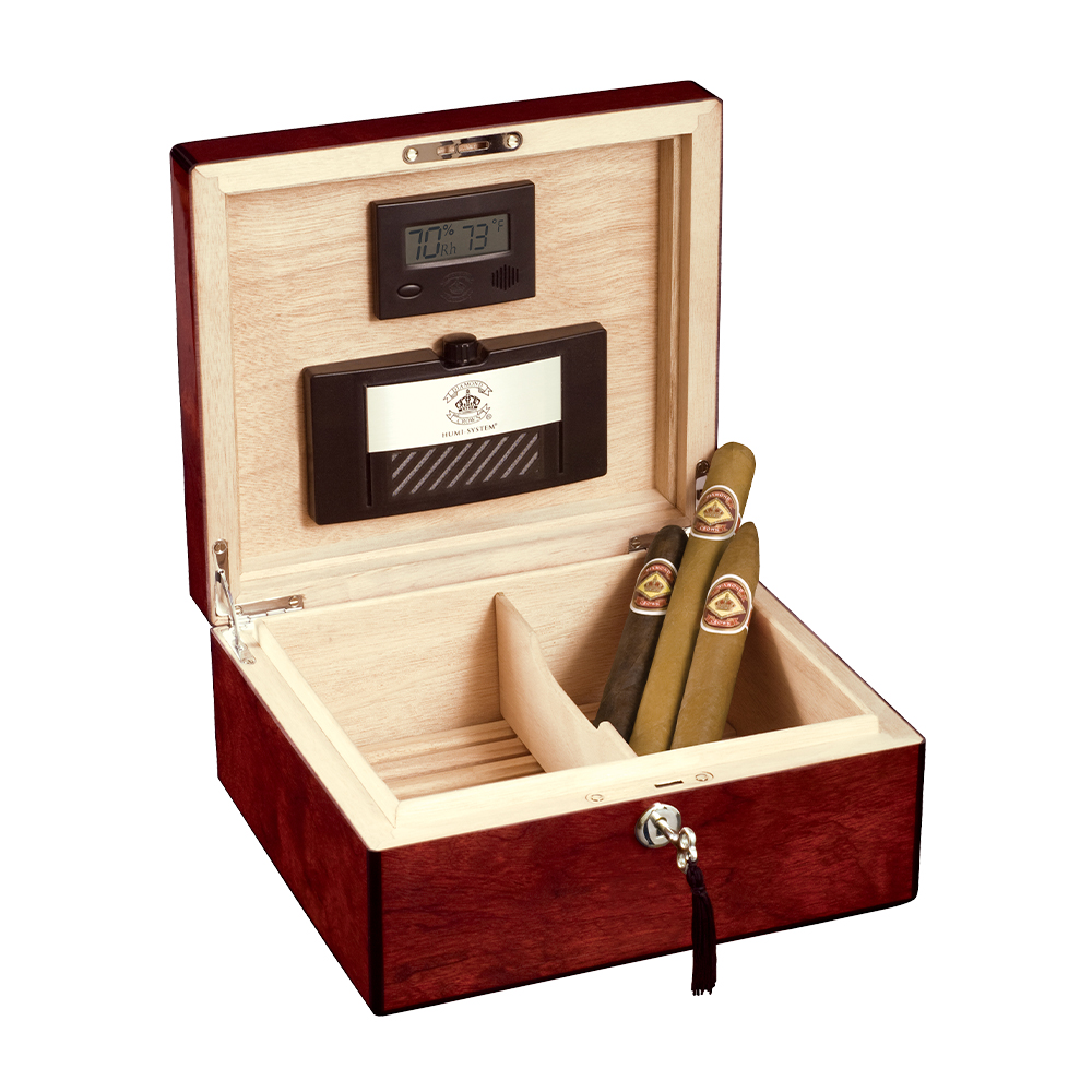 Cigar Humidors 40-Count Diamond Crown Windsor