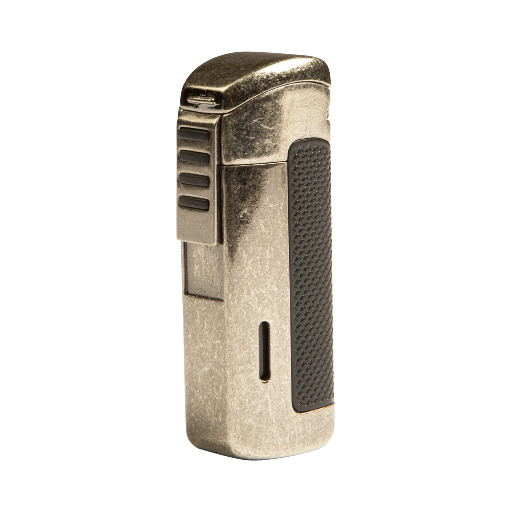 Lotus Cigar Lighters CEO Triple Flame Antique Pewter