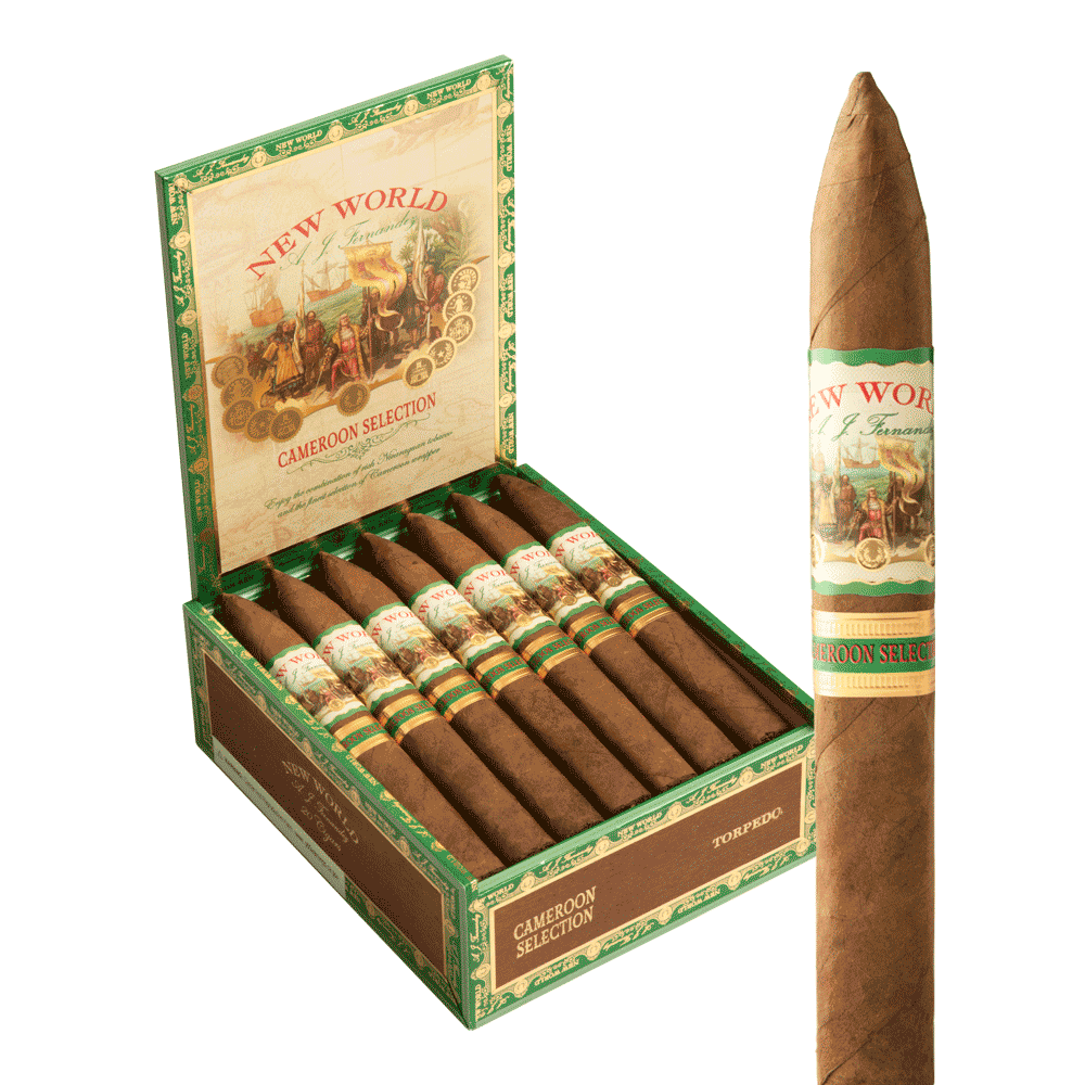 New World Cameroon by AJ Fernandez Torpedo