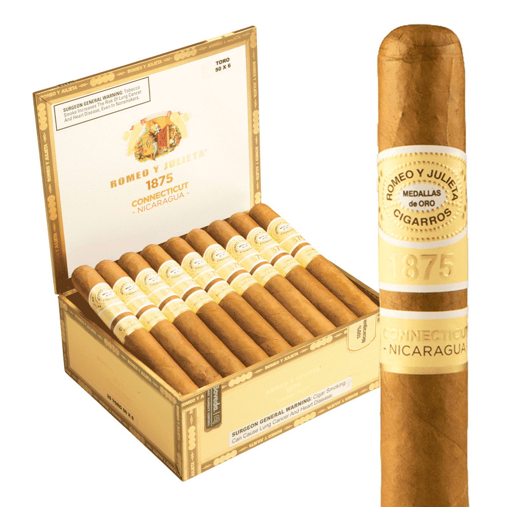Romeo y Julieta 1875 Connecticut Nicaragua Toro