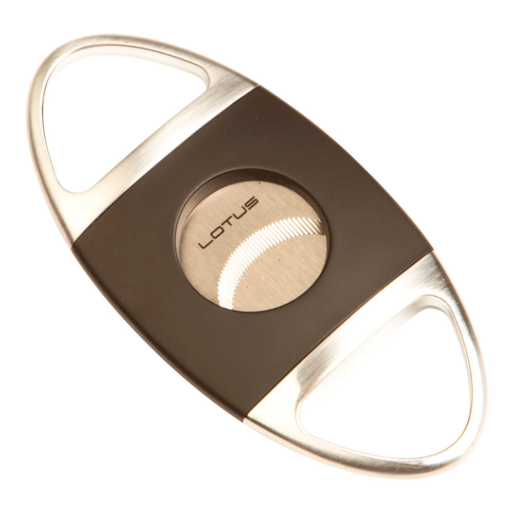 Lotus Cigar Cutters Jaws Serrated Black and Chrome
