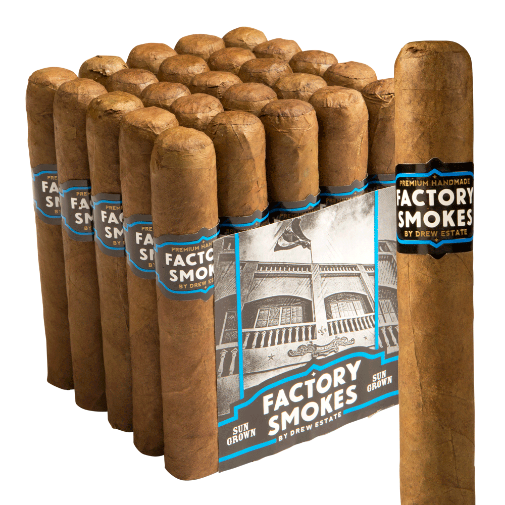 Factory Smokes by Drew Estate Robusto Sungrown