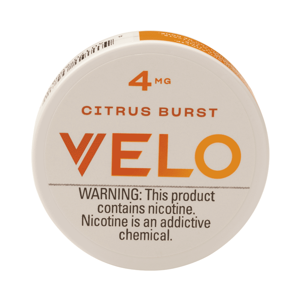 Velo Citrus Burst 4MG Nicotine Pouches Pack of 20