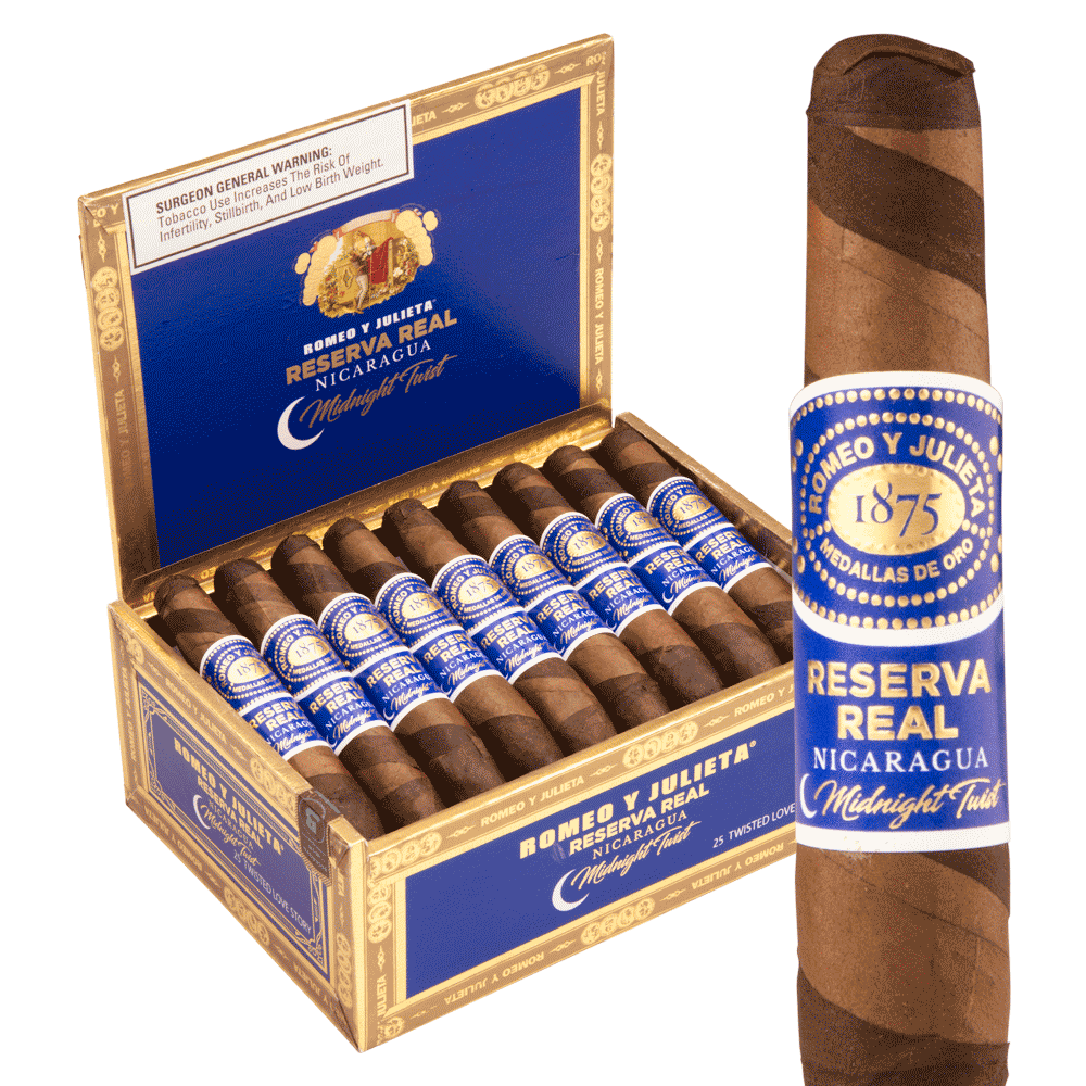 Romeo y Julieta Reserva Real Nicaragua Midnight Twist Twisted Love Story