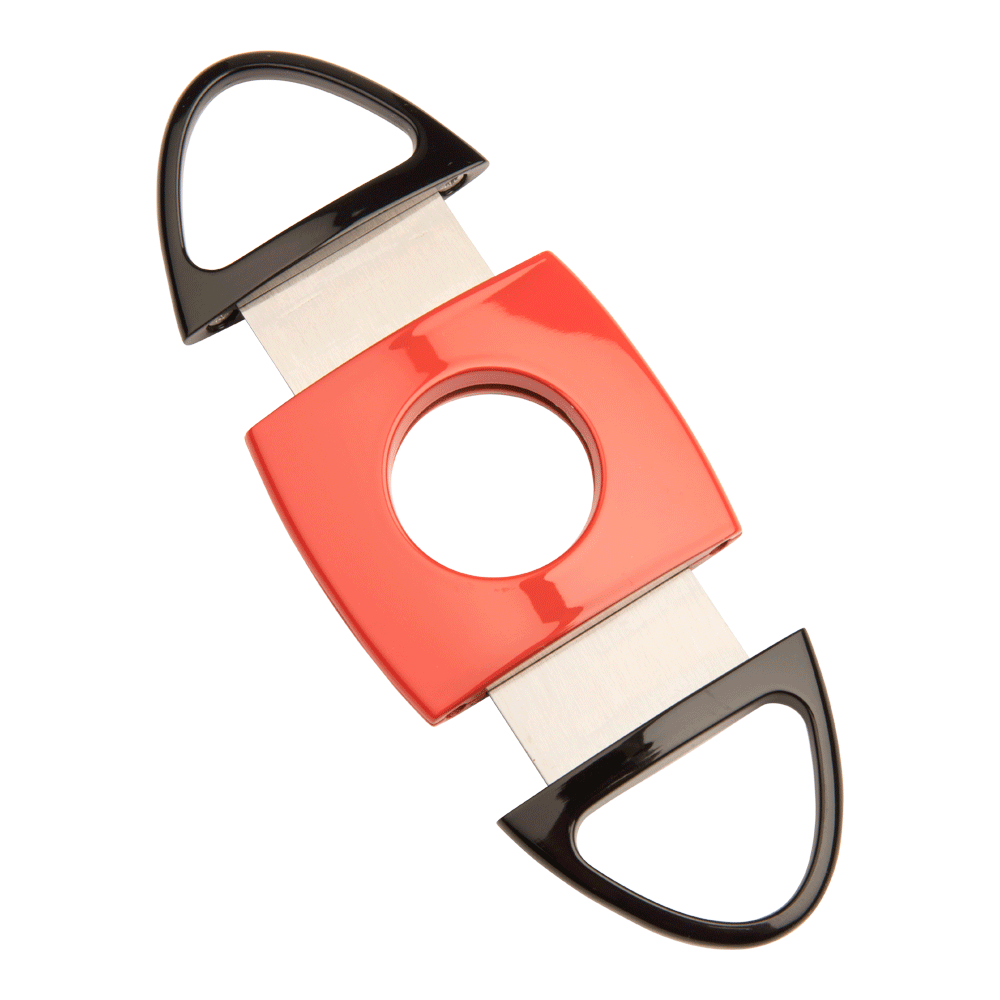 Vertigo Cigar Cutters Jaws Serrated Red