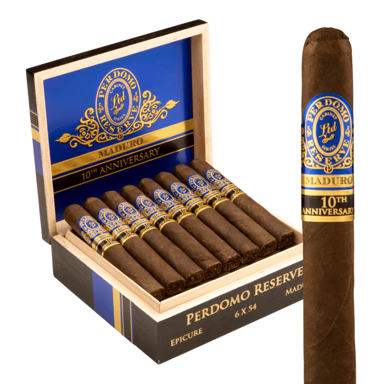 Perdomo Reserve 10th Anniversary Box Pressed Maduro Epicure
