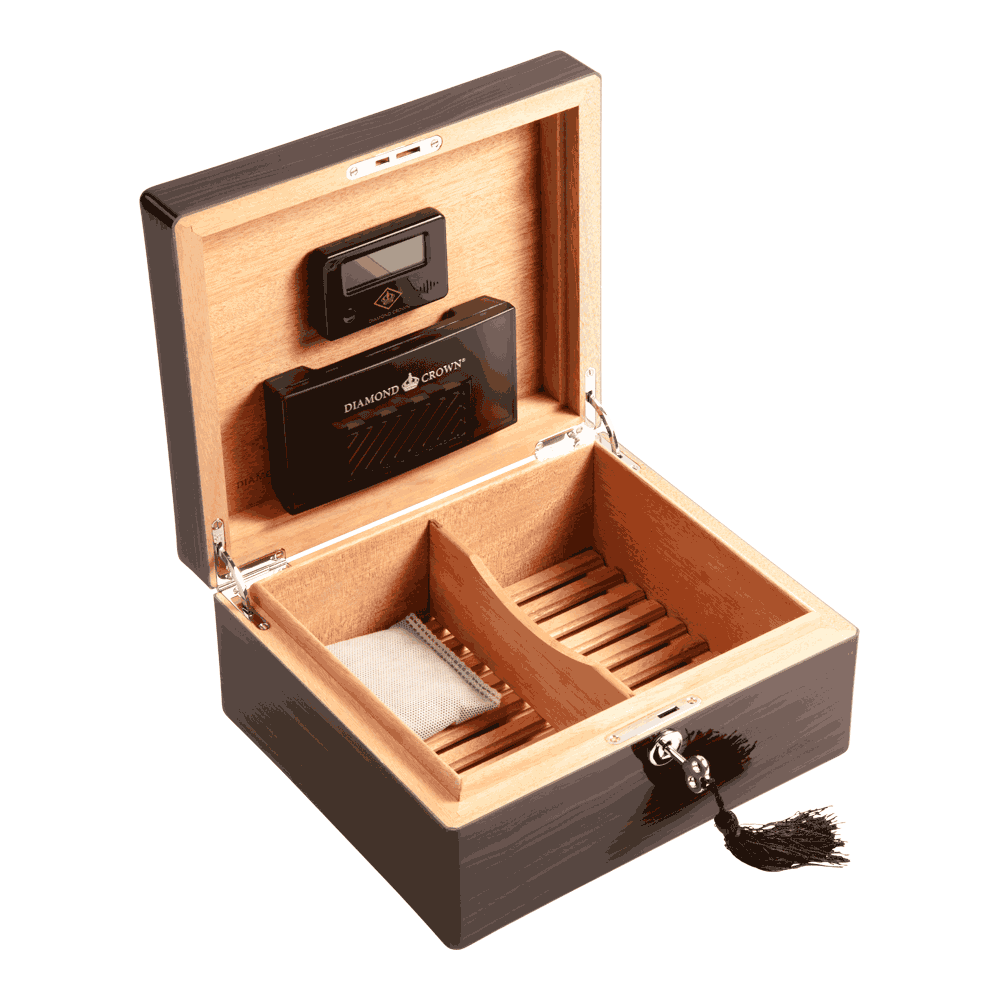 Cigar Humidors 40-Count Diamond Crown Alexander