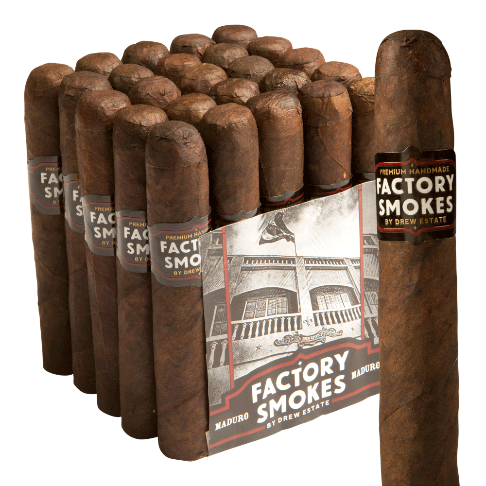 Factory Smokes by Drew Estate Robusto Maduro