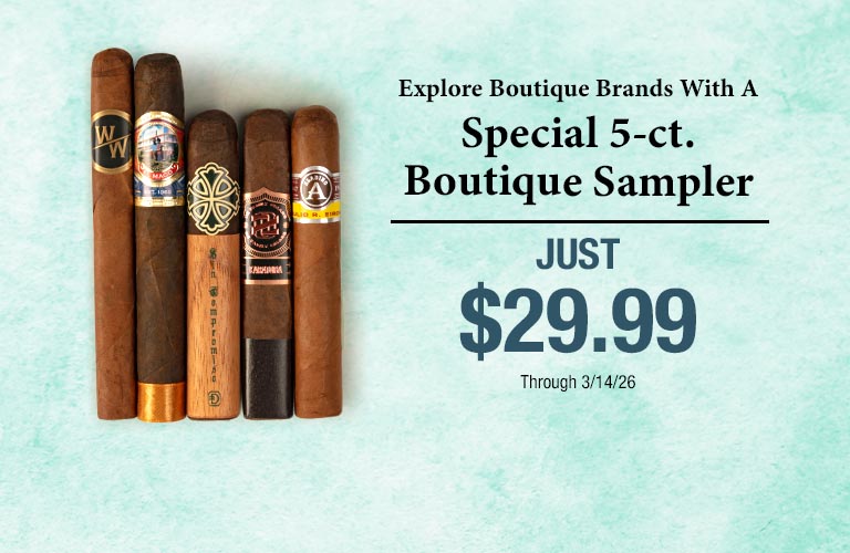 Boutique Sampler Only $29.99