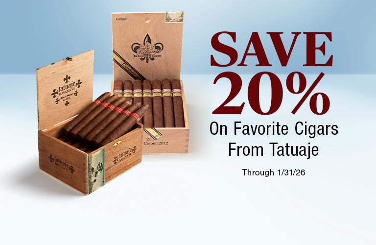 20% off Tatuaje