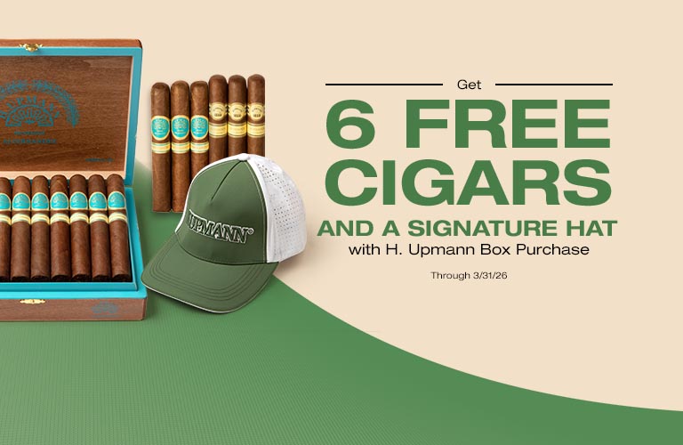 Free 6 cigars + Hat