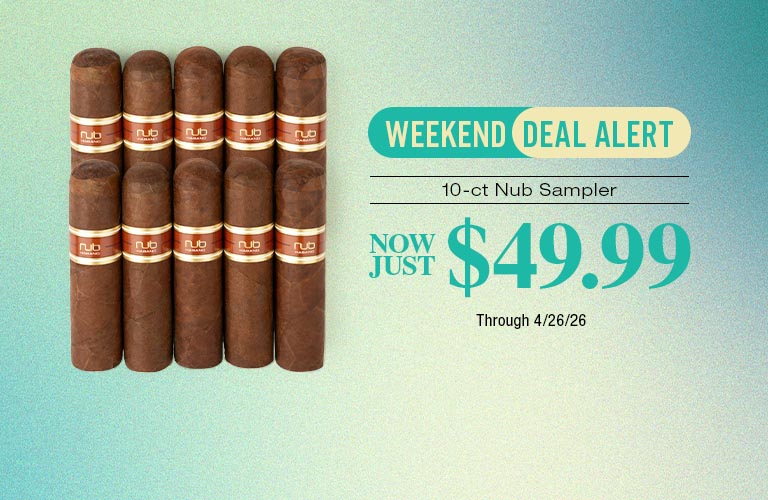 10ct Nub Sampler Only $49.99