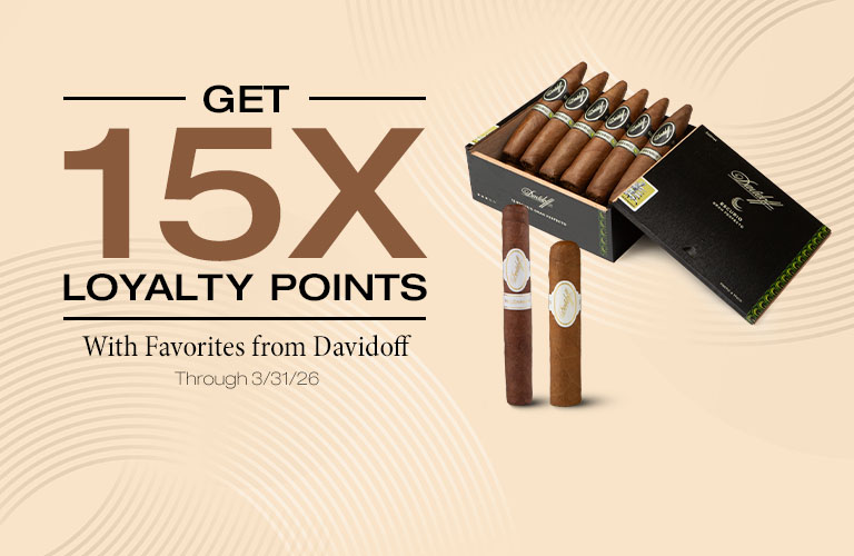 15X Loyalty Points Davidoff