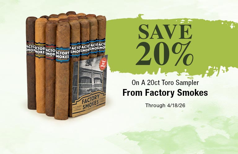 20ct Toro Sampler 20% Off