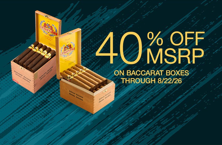 40% Off MSRP Baccarat