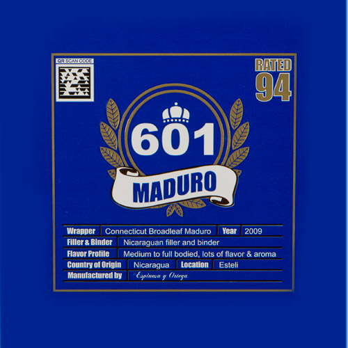 601 Blue Label Maduro