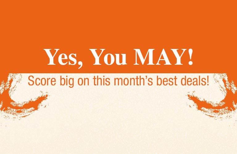 May Monthly Offers